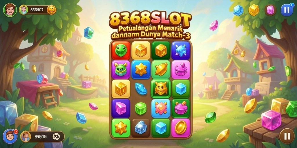 Gameplay seru dan warna-warni dari 8368SLOT dalam kategori Match-3.