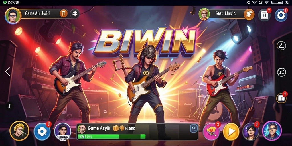 Tampilan gameplay BIWIN yang menarik dan penuh warna.
