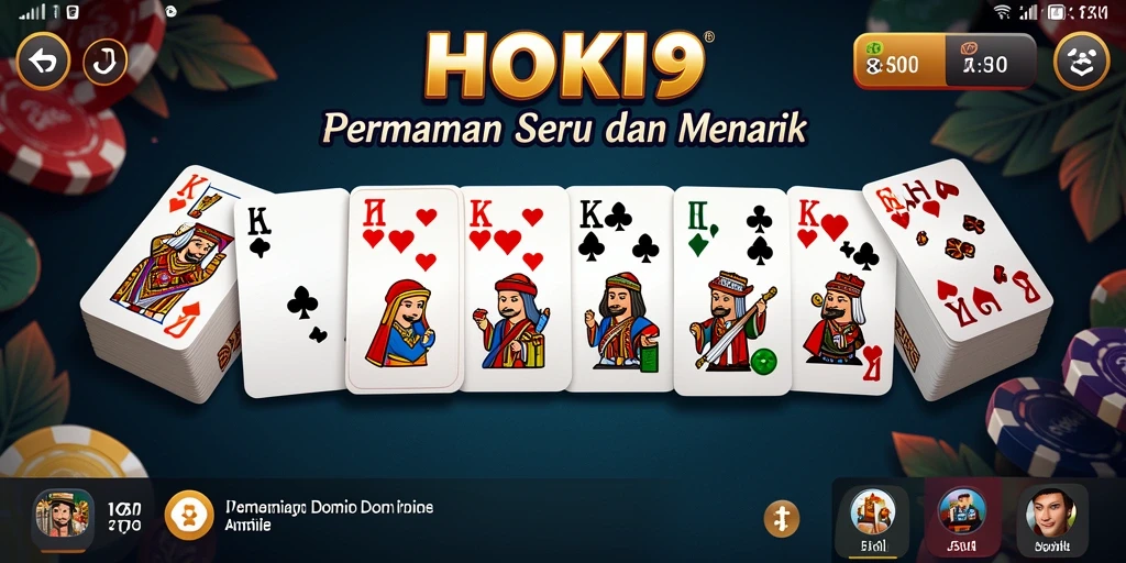 Tampilan gameplay HOKI9 yang menarik dan interaktif.