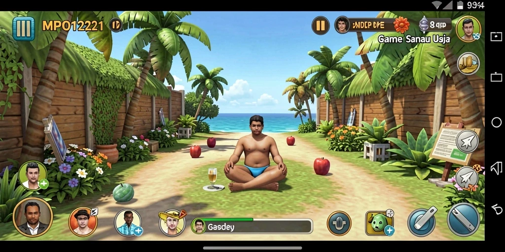 Tampilan visual menarik dari gameplay MPO1221 yang seru.