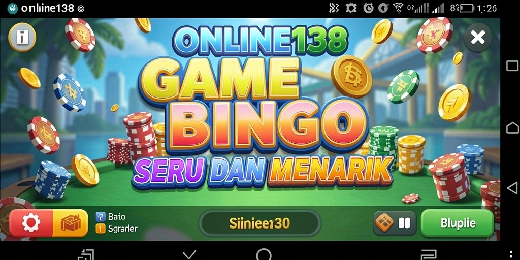 Tampilan gameplay seru dalam aplikasi Bingo ONLINE138.