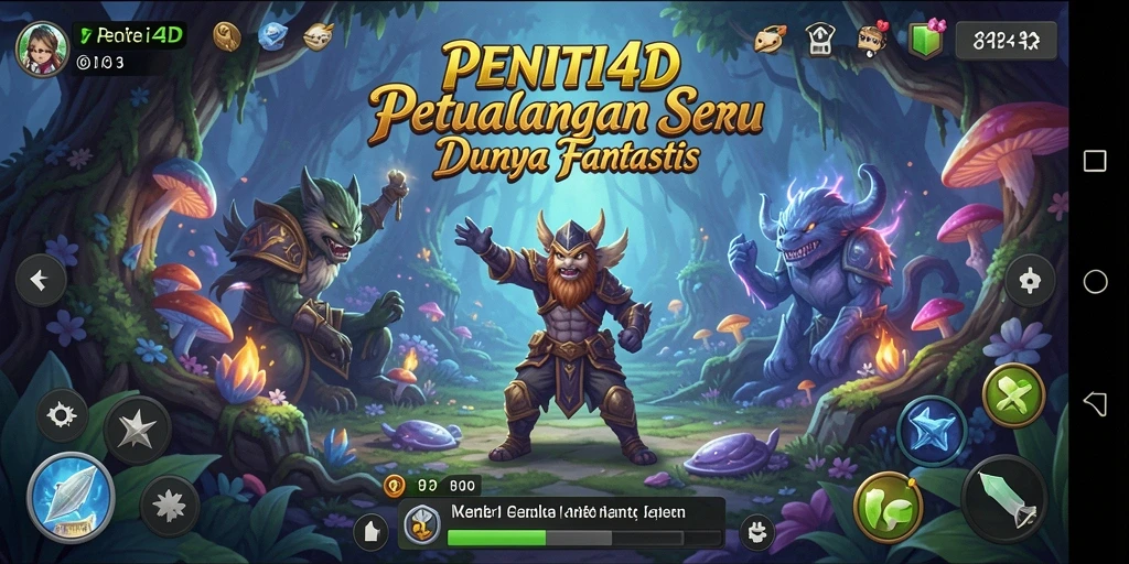 Tampilan gameplay PENITI4D dengan petualangan menarik dan grafis memukau.