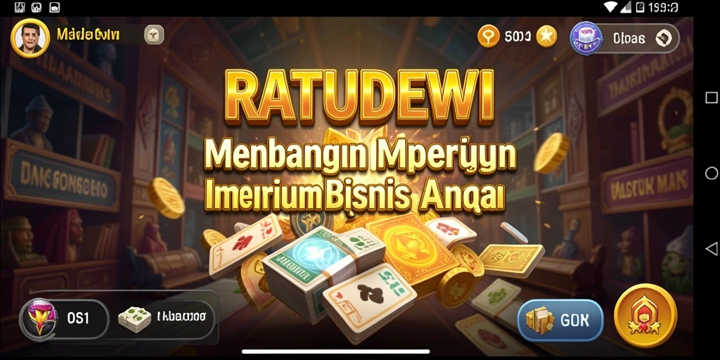 Screenshot gameplay Tycoon RATUDEWI yang menarik dan interaktif.