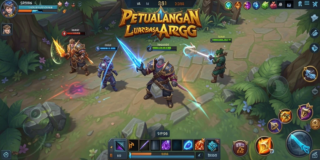 Tampilan gameplay ARPG yang penuh aksi dan petualangan seru.