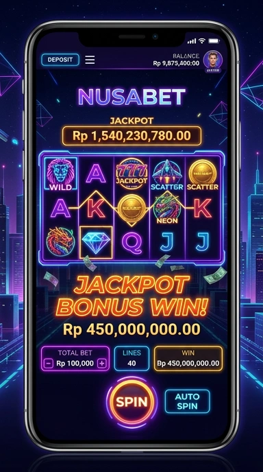 Fitur pencarian aplikasi yang efisien di Nusabet untuk memudahkan pengguna.